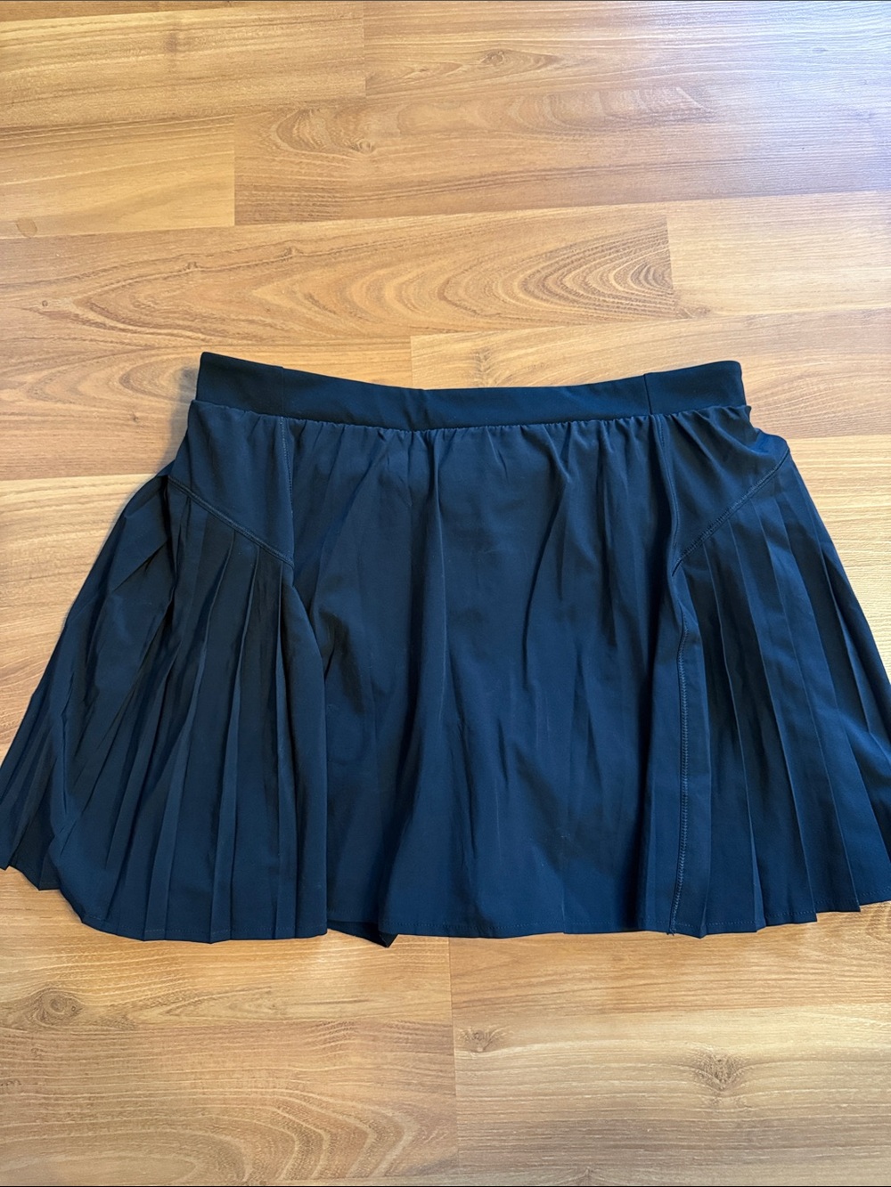 SPANX Black Pleated Circle Skirt Size XL